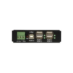 StarTech.com 4-Port Industrial USB 2.0 Hub with ESD Protection - Versatile Mountable Multiport Hub ST4200USBM for Enhanced Conne
